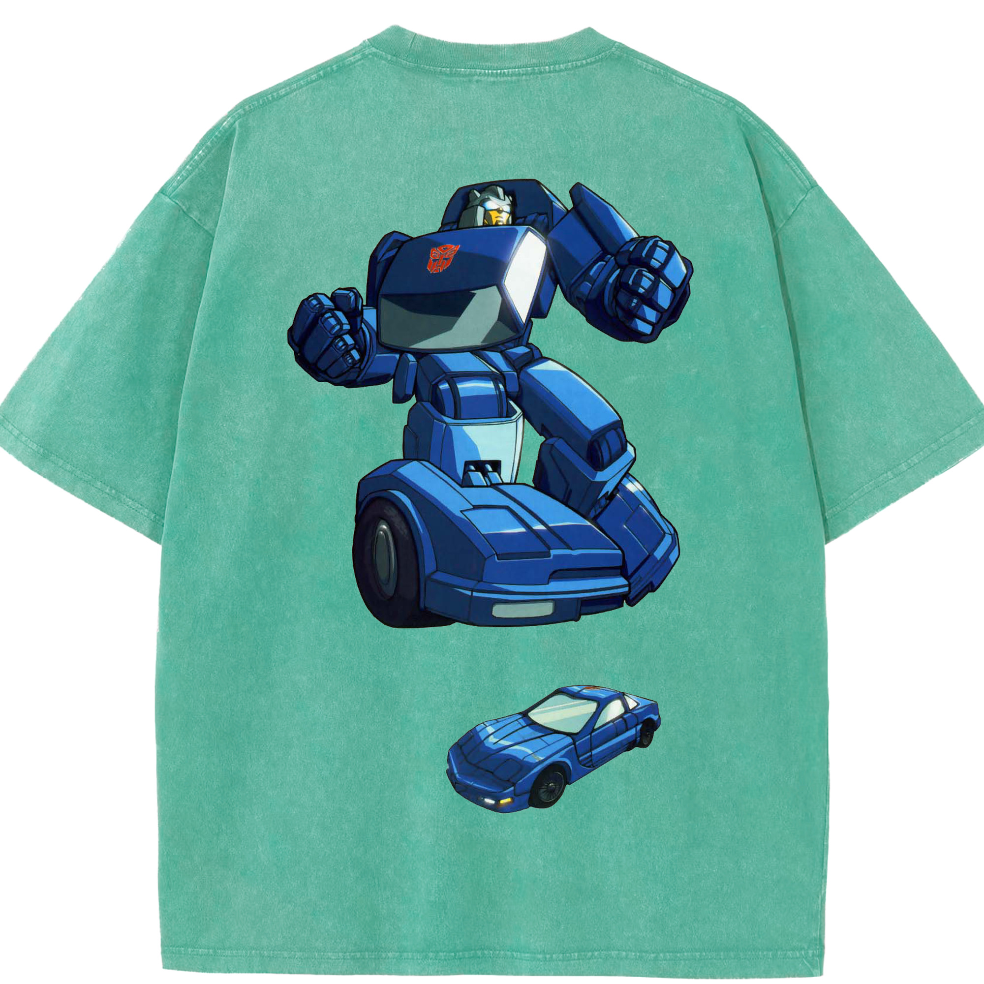 （画像用）  綿100% ヴィンテージ風 半袖Tシャツ（背面プリント）